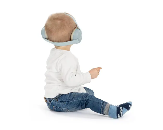 Casti antifonice pentru bebelusi 12+ luni albastru Reer SilentGuard Baby 53283