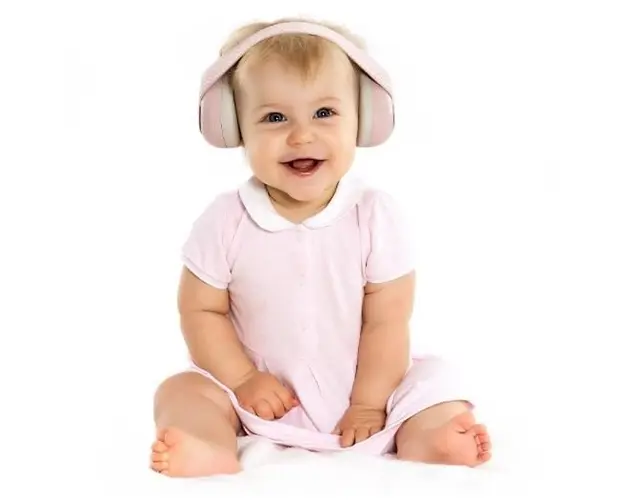 Casti antifonice pentru bebelusi 12+ luni roz Reer SilentGuard Baby 53074