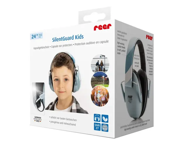 Casti antifonice pentru copii Reer SNR 27 SilentGuard Kids albastru
