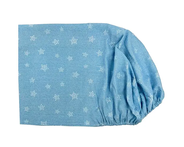 Cearceaf din jersey Stars in your eyes Blue cu elastic 52x95 cm