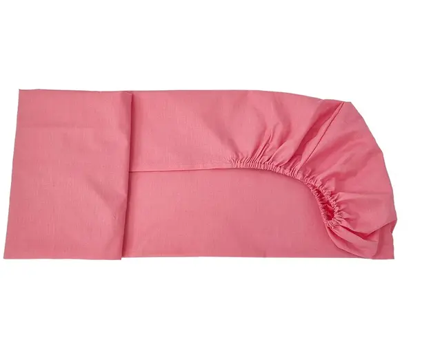 Cearceaf cu elastic din bumbac Flamingo 63x127 cm
