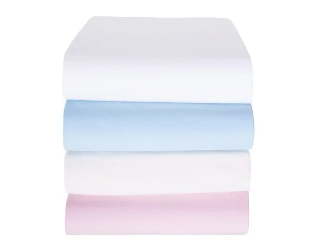 Cearceaf patut cu elastic 70x140 cm albastru SeviBebe