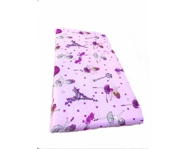 Cearsaf cu elastic pe colt 140x70 cm Balerine