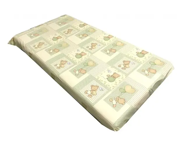 Cearsaf cu elastic roata 140x70 cm Ursuleti pe bej