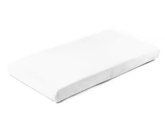 Cearsaf de bumbac jersey cu elastic Sensillo 140x70 cm alb