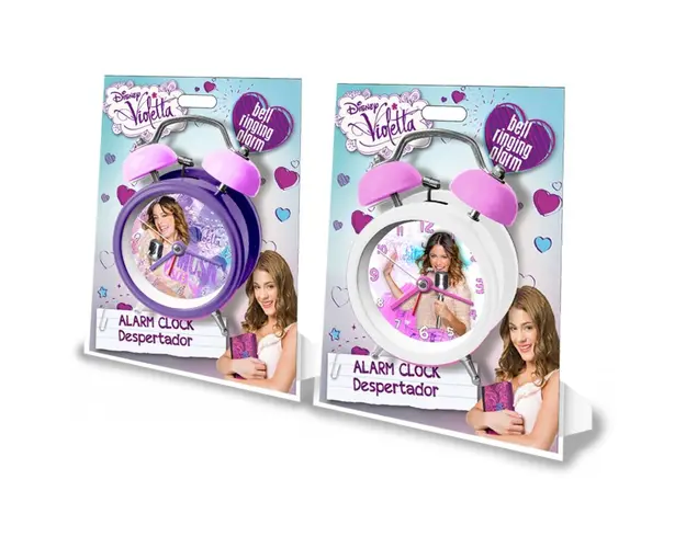Ceas de masa desteptator Violetta 12 cm