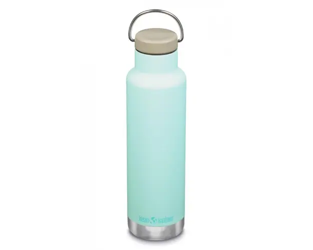 Termos din otel inoxidabil 592 ml cu capac ermetic Klean Kanteen Classic Narrow Blue Tint