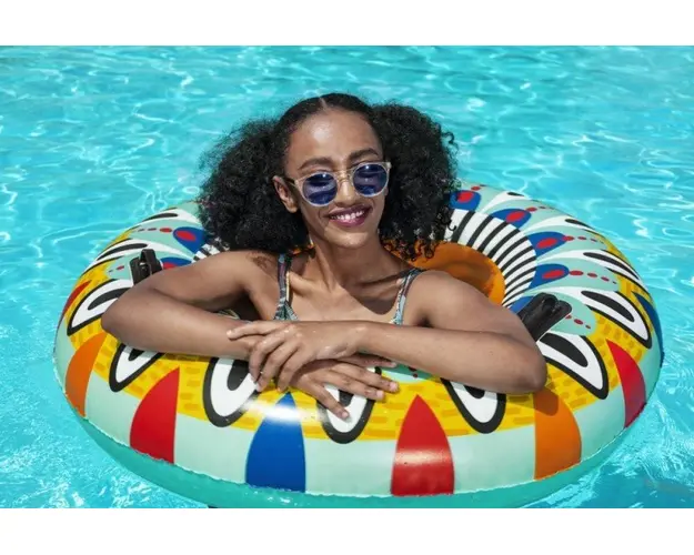 Colac gonflabil pentru inot copii 12 ani+ 107 cm multicolor Bestway