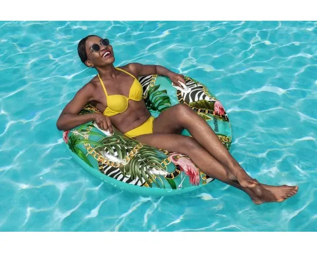 Colac gonflabil pentru inot copii 12 ani+ 114 cm multicolor Bestway