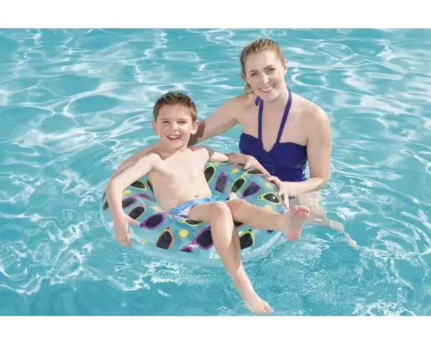 Colac gonflabil pentru inot copii 76 cm model cu ochelari Bestway