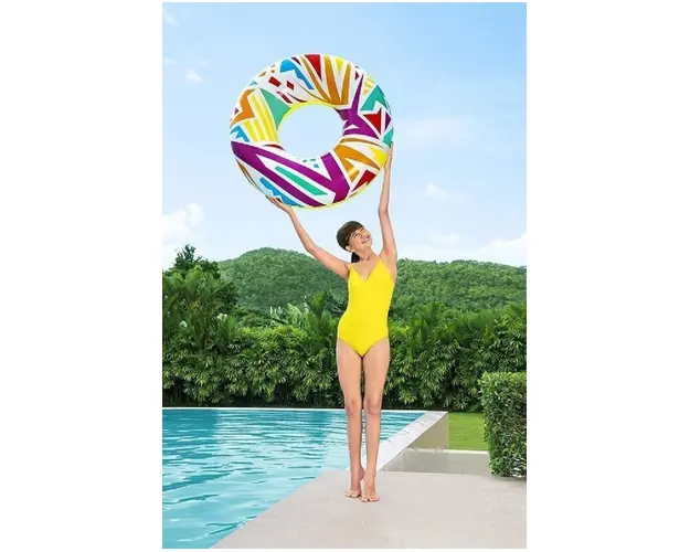 Colac gonflabil pentru inot copii 12 ani+ Bestway 36228 107 cm multicolor