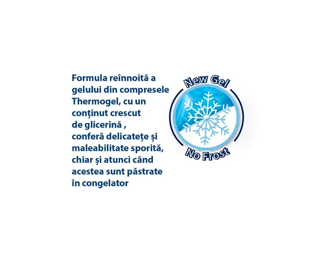 Compresa reutilizabila ThermoGel pentru terapie caldarece 10x26 cm clasica