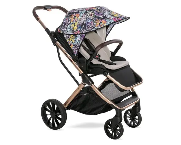 Copertina pentru carucior model universal protectie solara Magic Flowers