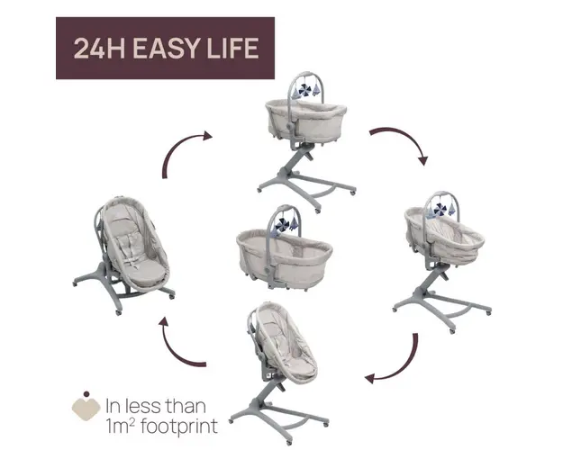 Cosulet multifunctional 5 in 1 Chicco Baby Hug Pro BeigeLatte Bej 0luni+