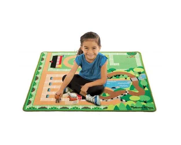 Covor de joaca Ferma calutilor - Melissa and Doug