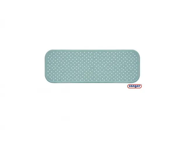 Covoras antiderapant cada cu ventuze pentru fixare 96x34 cm bleu