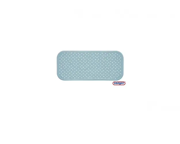 Covoras antiderapant pentru cada cu ventuze 76 x 34 cm bleu