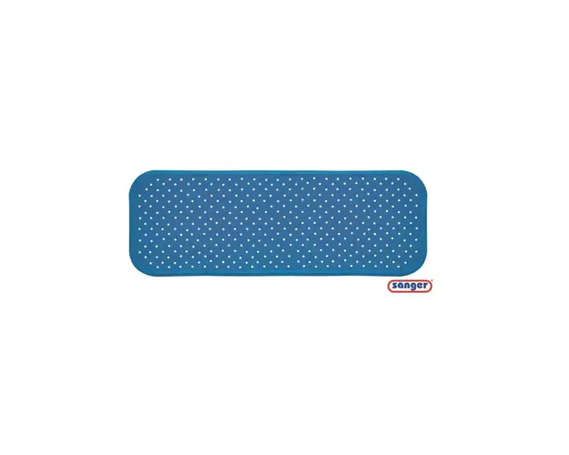 Covoras cada antiderapant cu ventuze pentru fixare 96x34 cm albastru