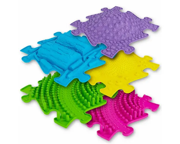 Covoras ortopedic senzorial puzzle set 3D extins A Muffik