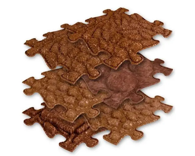 Covoras ortopedic senzorial puzzle set Eco Muffik