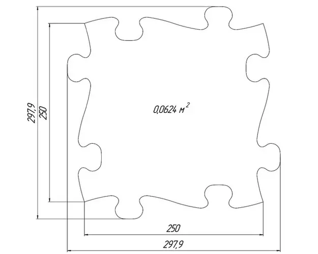 Covoras ortopedic senzorial puzzle set pentru bebelusi Muffik