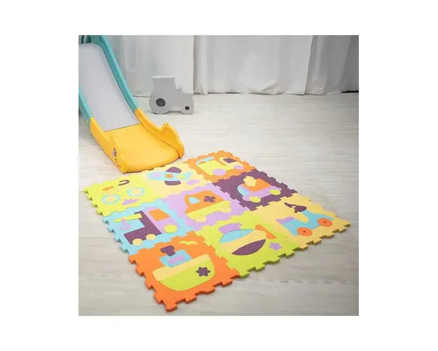 Covoras puzzle Babygreat Aventurile piratilor 92x92 cm