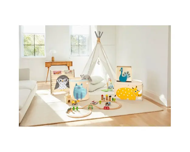 Cutie de depozitare XXL pentru camera copiilor Balena 3 Sprouts