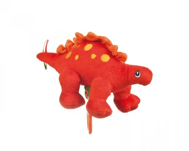 Cutie muzicala din plus Dinozauri portocaliu