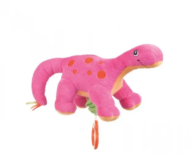 Cutie muzicala din plus Dinozauri roz