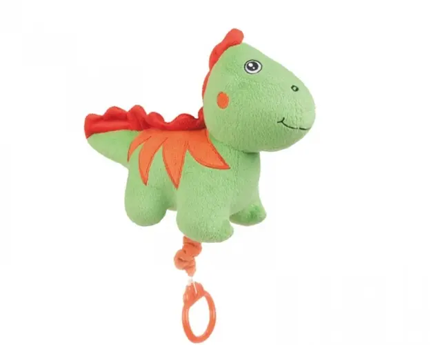 Cutie muzicala din plus Dinozauri verde