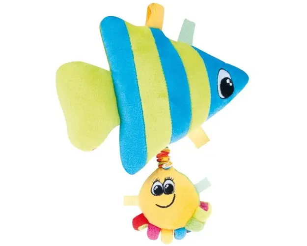 Cutie muzicala din plus Oceanul colorat Peste cu caracatita mica