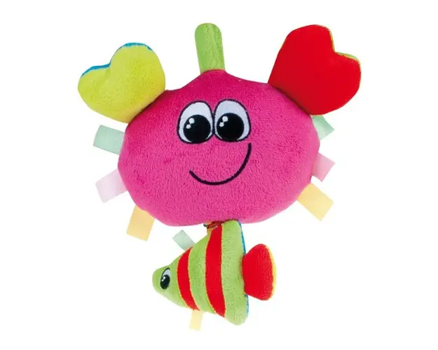 Cutie muzicala din plus Oceanul colorat Crab cu pestisor