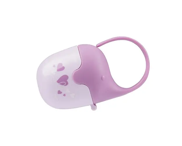 Cutie pentru suzete Elefant Roz