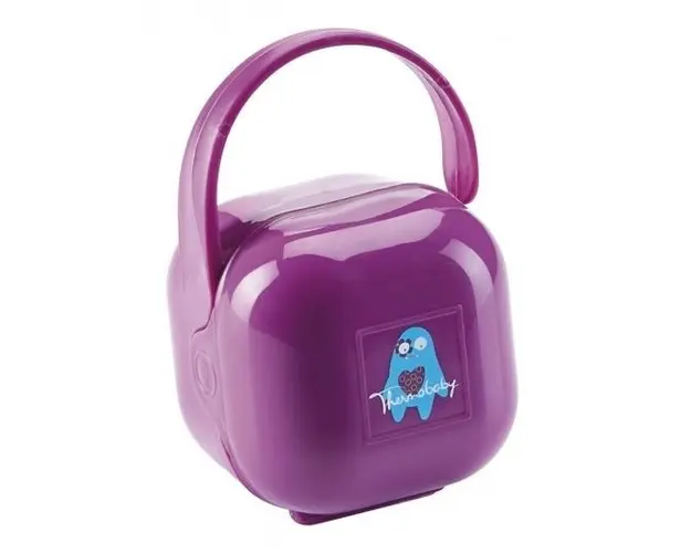 Cutie portabila pentru suzeta Thermobaby purple
