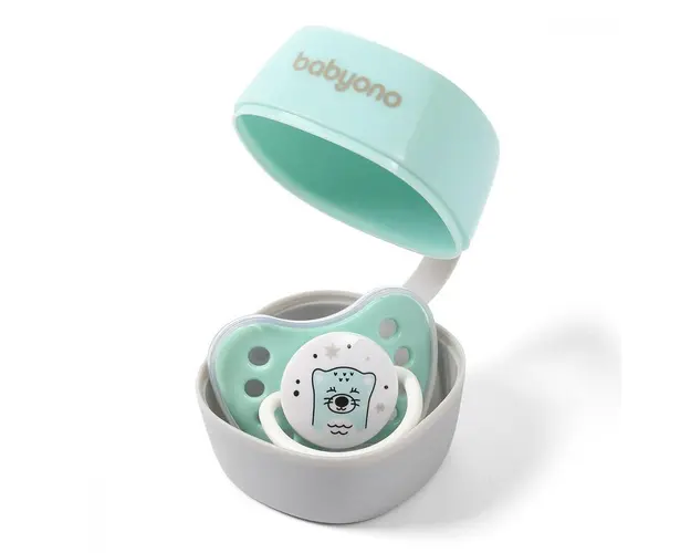 Cutie suzeta Baby Ono turcoaz