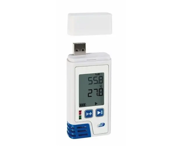 Data Logger profesional cu afisaj pentru temperatura si umiditate LOG210 PDF