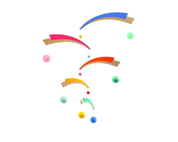 Decoratie mobil lemn artificii Djeco