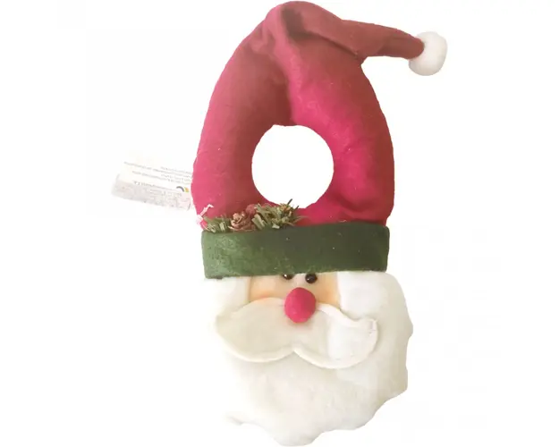 Decoratiune maner usa Craciun 26 cm Friendlies plush mos craciun