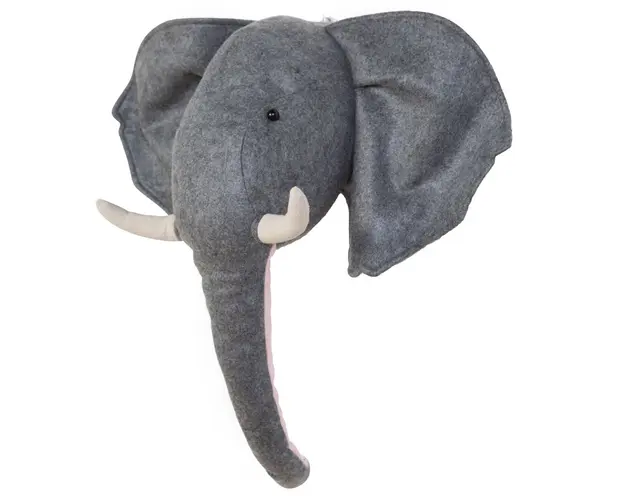 Decoratiune perete 15x28x36 cm Elefant Childhome
