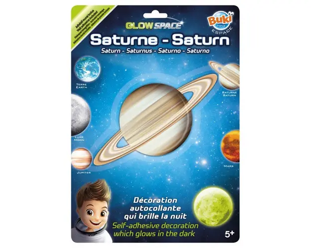 Decoratiuni de perete fosforescente Planeta Saturn