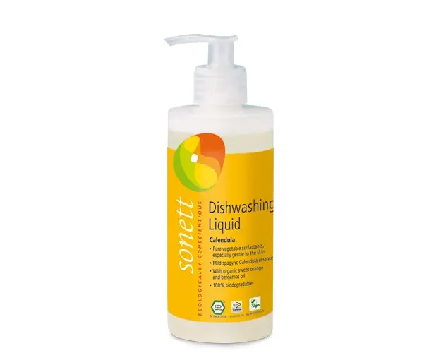 Detergent ecologic pentru spalat vase galbenele Sonett 300ml
