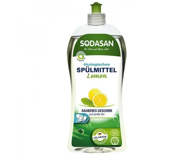 Detergent lichid ecologic pentru vase cu lamaie 1L