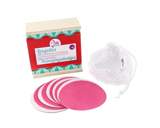 Set 10 bucati dischete demachiante reutilizabile zero waste Lamazuna