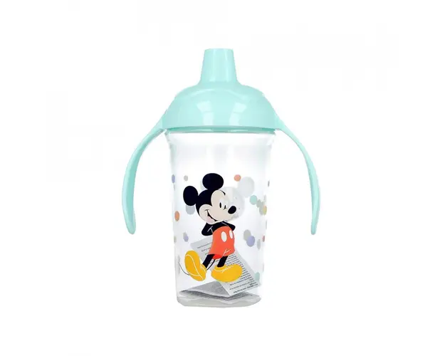 Cana anticurgere cu manere 295ml Disney Mickey Mouse