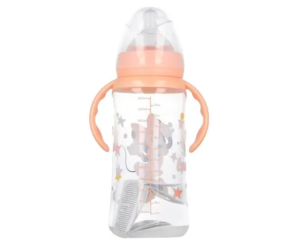 Biberon anticolici cu debit variabil si manere 360ml Disney Minnie Mouse