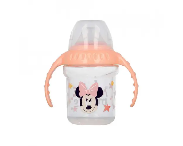 Cana 250ml cu capac si manere cioc din silicon Disney Minnie Mouse