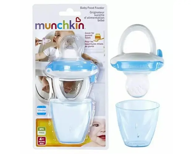 Dispozitiv de hranire Munchkin din silicon 4L+ blue