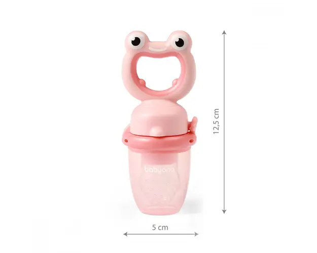 Dispozitiv hranire copii cu rasucire Babyono broscuta roz