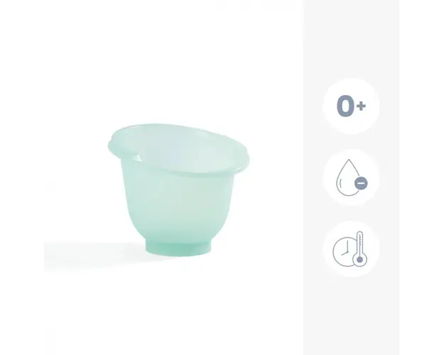 Cadita ergonomica Doomoo pentru baita bebelusului Shantala Mint