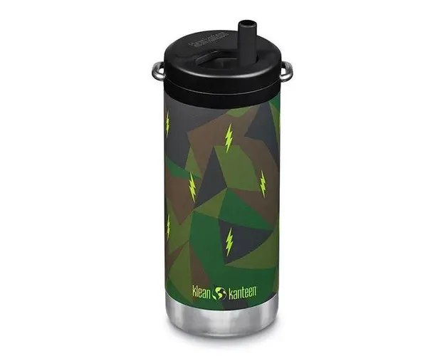 Termos TKWide din otel inoxidabil 355 ml cu capac twist Klean Kanteen Electric Camo